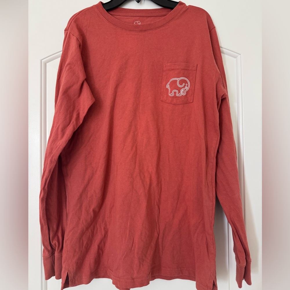 Ivory Ella Elephant Chest Pocket Tee